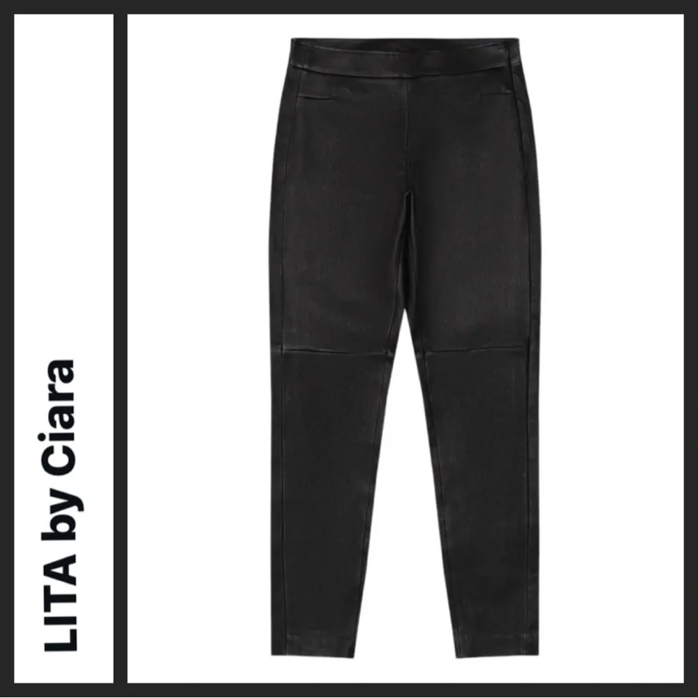 NWT LITA by Ciara Lamb Leather Leader Pants - Picture 4 of 14